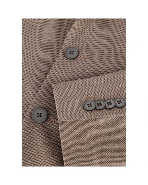 Zuitable Jassen ,Polyester Taupe Dinick Blazer Voor in het Brown voor heren