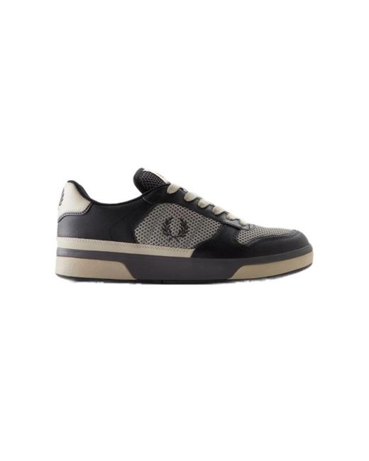Fred Perry Black Sneakers for men