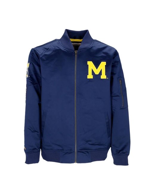 Bomber Jackets di Mitchell & Ness in Blue da Uomo