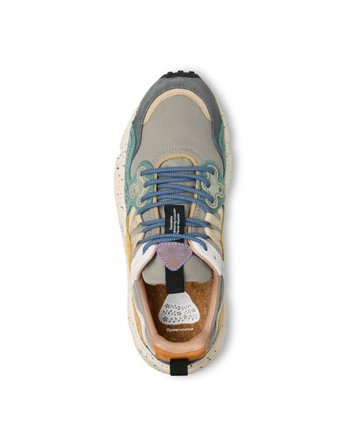 Flower Mountain Blue Sneakers for men