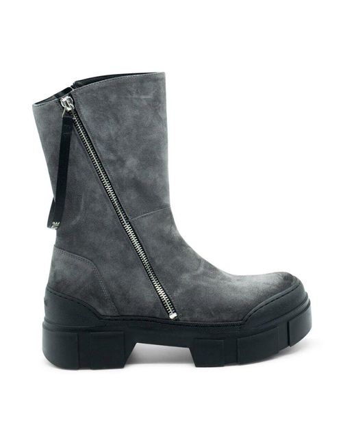 Vic Matié Black Roccia ankle boot in dunkelgrau
