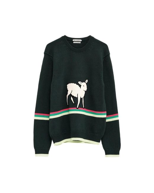 J.W. Anderson Black Round-Neck Knitwear