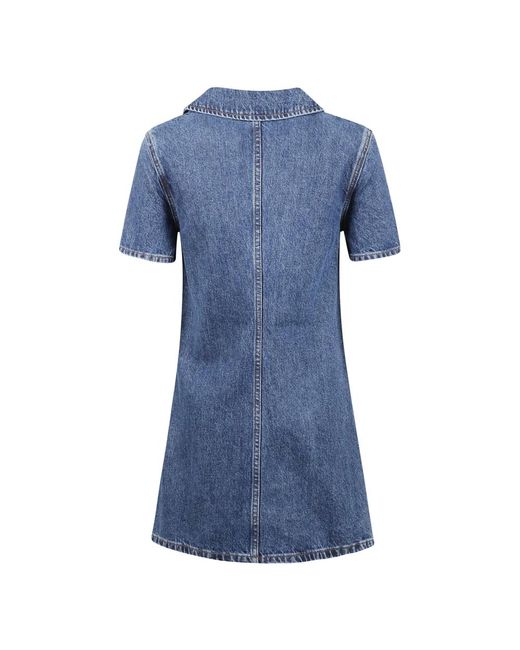 Self-Portrait Short Dresses in het Blue
