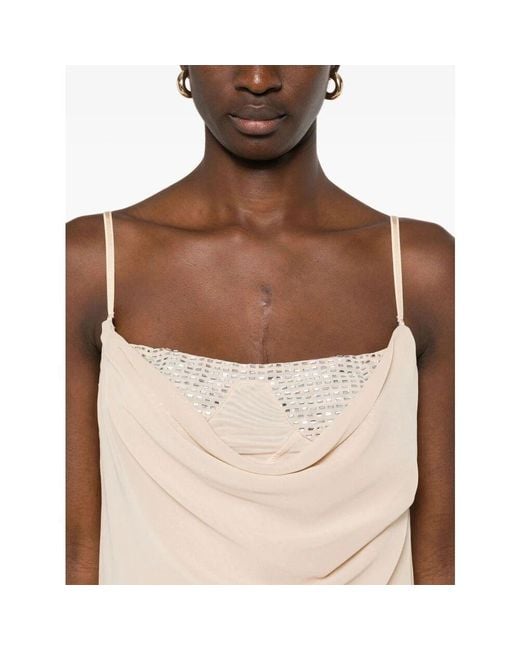 The Attico Natural Midi Dresses