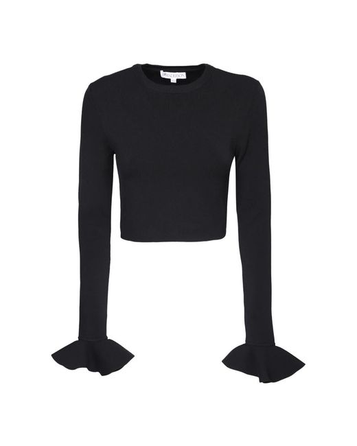 J.W. Anderson Black Long Sleeve Tops