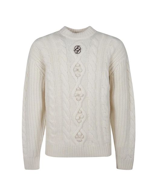 Drole de Monsieur Gray Round-Neck Knitwear for men