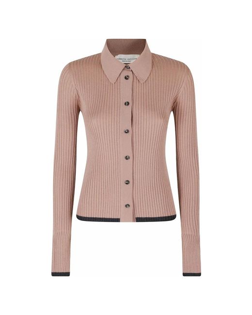 Roberto Collina Cardigans in het Pink