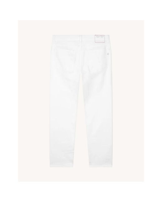 Dondup Jeans ,Wit ,Straight Jeans in het White voor heren