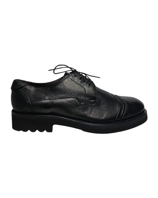 Pollini Black Laced Shoes for men