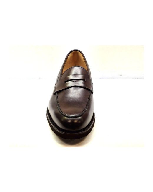 BERWICK  1707 Lederschuhe loafer in Brown für Herren