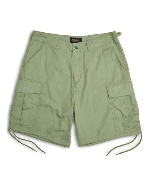 Deus Ex Machina Green Casual Shorts for men
