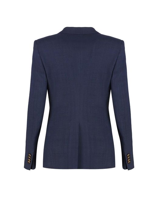 Tagliatore Blue Einreihiger ein-knopf-blazer