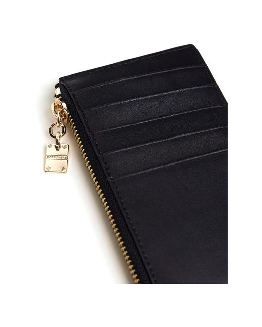 Borbonese Black Elegante kreditkarten-clutch