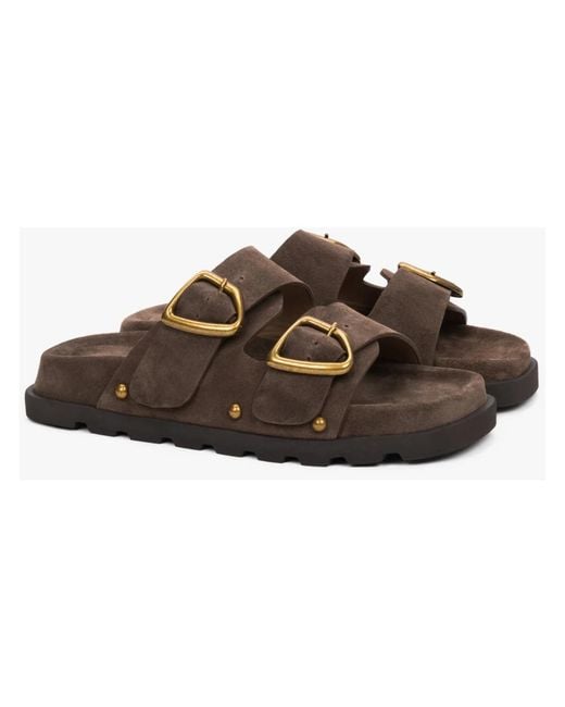 Sliders ESTRO en coloris Brown