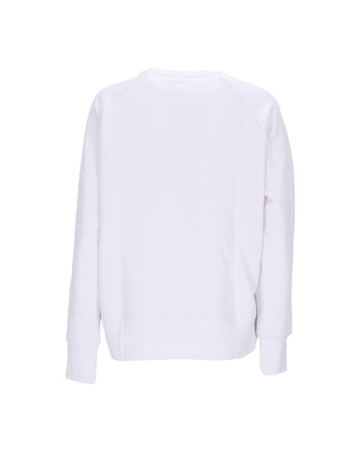 Ellesse Hoodies & Sweatvesten ,Wit ,Katoen Lichtgewicht Crewneck Sweatshirt Optisch Wit in het White