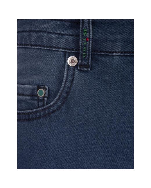 Jeans > slim-fit jeans Kiton pour homme en coloris Blue