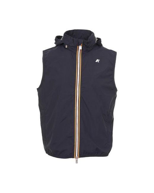 K-Way Blue Vests for men