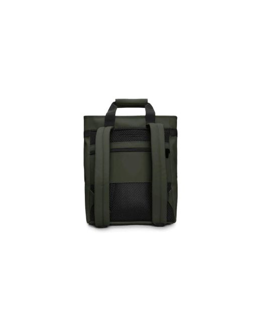 Rains Black Backpacks