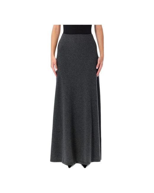 Balenciaga Black Maxi Skirts