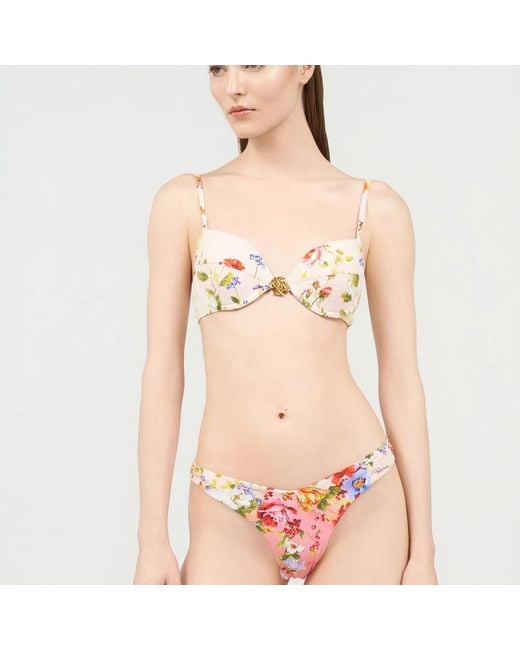 Roberto Cavalli Metallic Bikinis