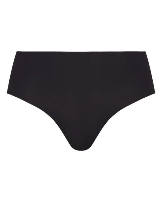 ÉTERNE Ondergoed ,Zwart ,Nylon High Rise Thong in het Black