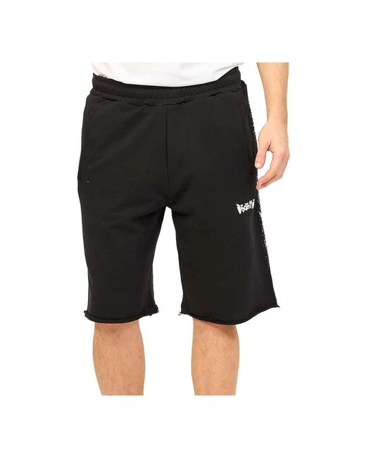 DISCLAIMER Sweatshirt & bermuda shorts set in Black für Herren