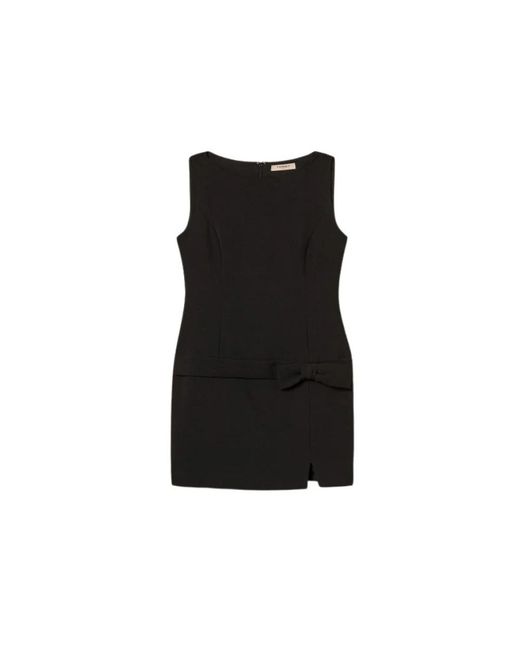 Twinset Black Short Dresses