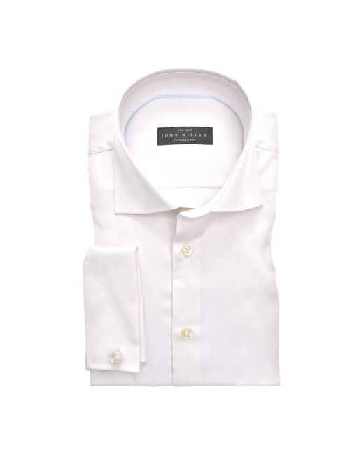 John Miller White Formal Shirts for men