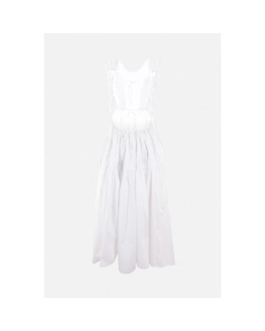 CECILIE BAHNSEN White Maxi Dresses