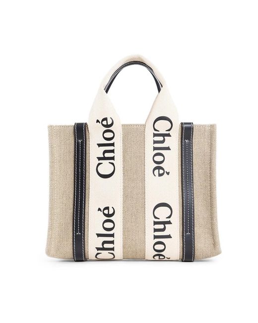 Chloé White Tote Bags