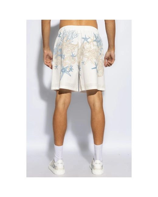 Shorts > casual shorts Versace pour homme en coloris White