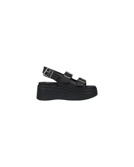 Tommy Hilfiger Black Wedges