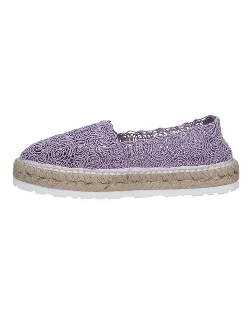 Fabi Purple Espadrilles