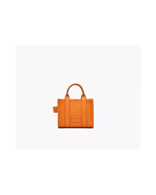 Marc Jacobs Orange Leder crossbody tote tasche