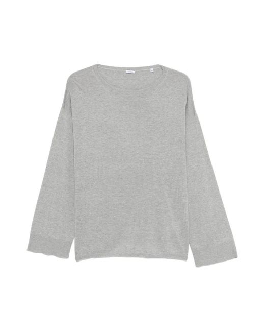 Aspesi Gray Round-Neck Knitwear
