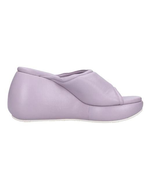 Casadei Purple Wedges