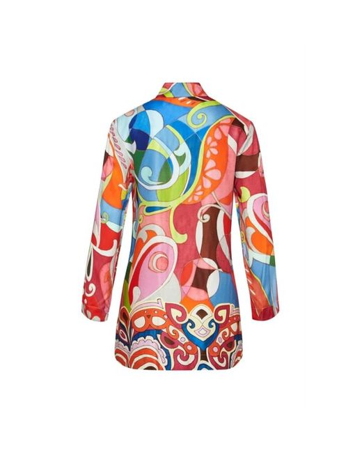 Van Laack Blue Usha Bluse