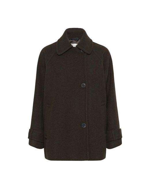 Inwear Black Single-Breasted Coats