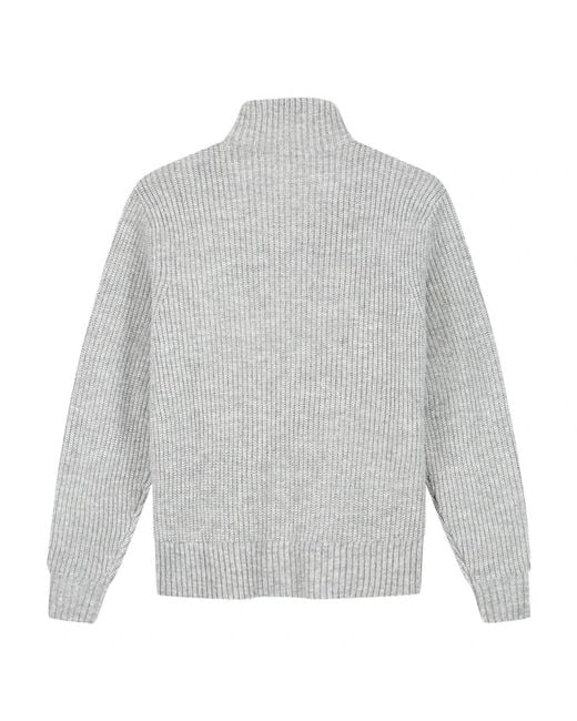Olaf Hussein Gray Cardigans for men