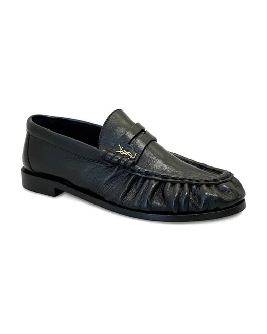 Saint Laurent Black Loafers