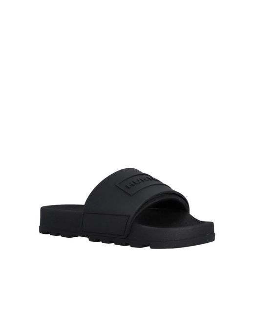 Hunter Black Sliders