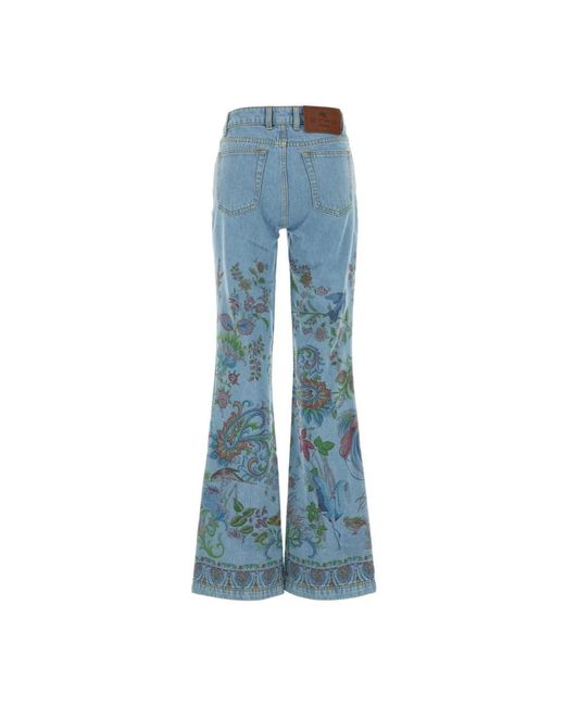 Etro Blue Flared Jeans