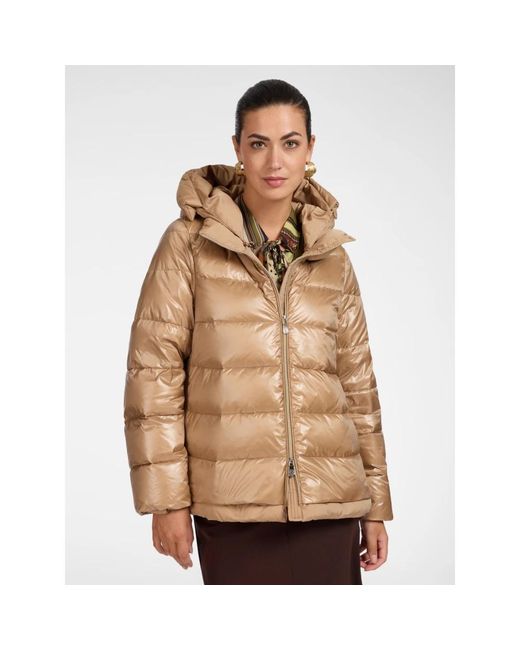 Down Jackets Elena Miro de color Natural