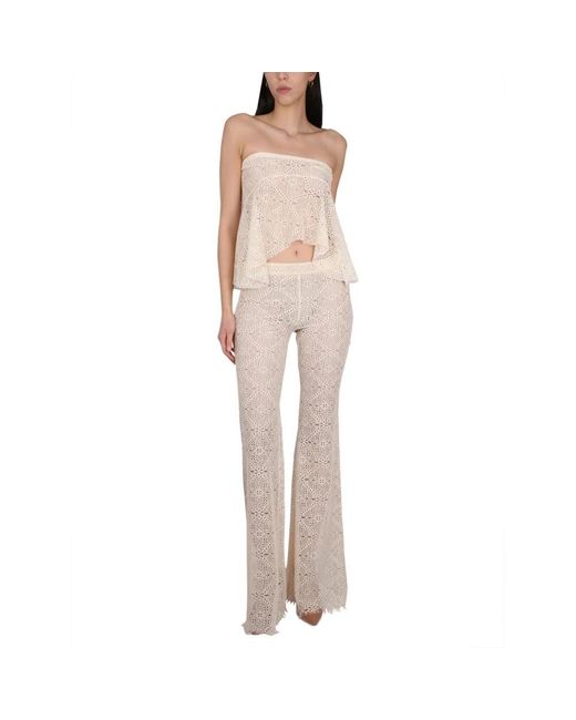 DSquared² Natural Wide Trousers