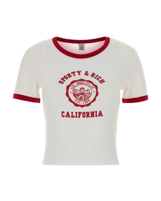 Sporty & Rich White T-Shirts