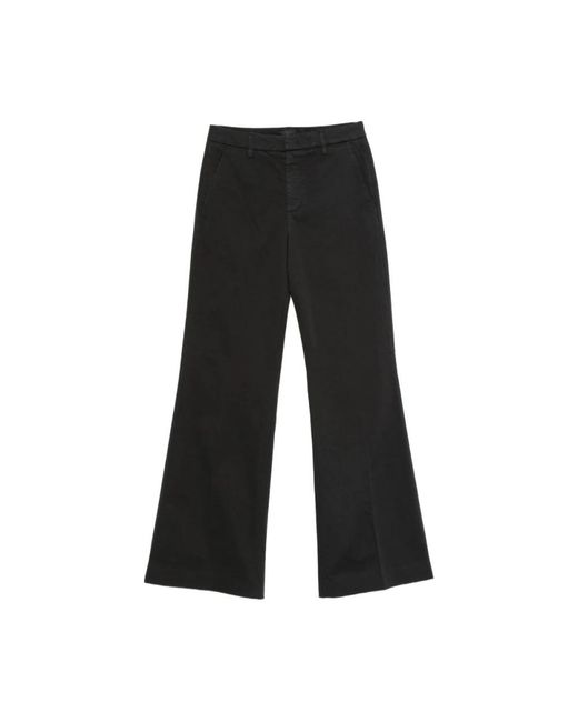 Dondup Black Wide Trousers
