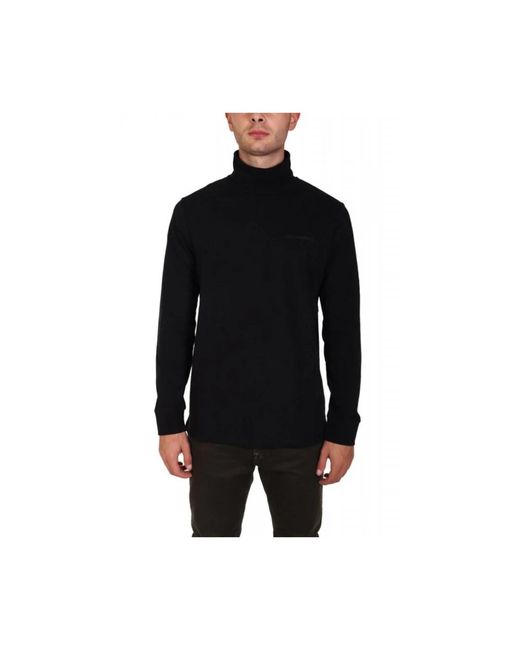 Karl Lagerfeld Black Turtlenecks for men