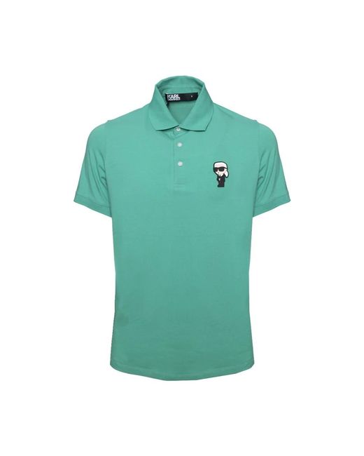 Karl Lagerfeld Green Polo Shirts for men