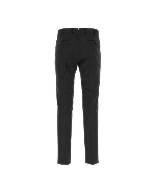 PT Torino Black Suit Trousers for men