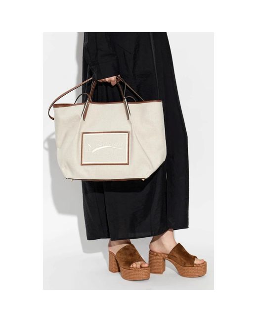 Lanvin White Tote Bags